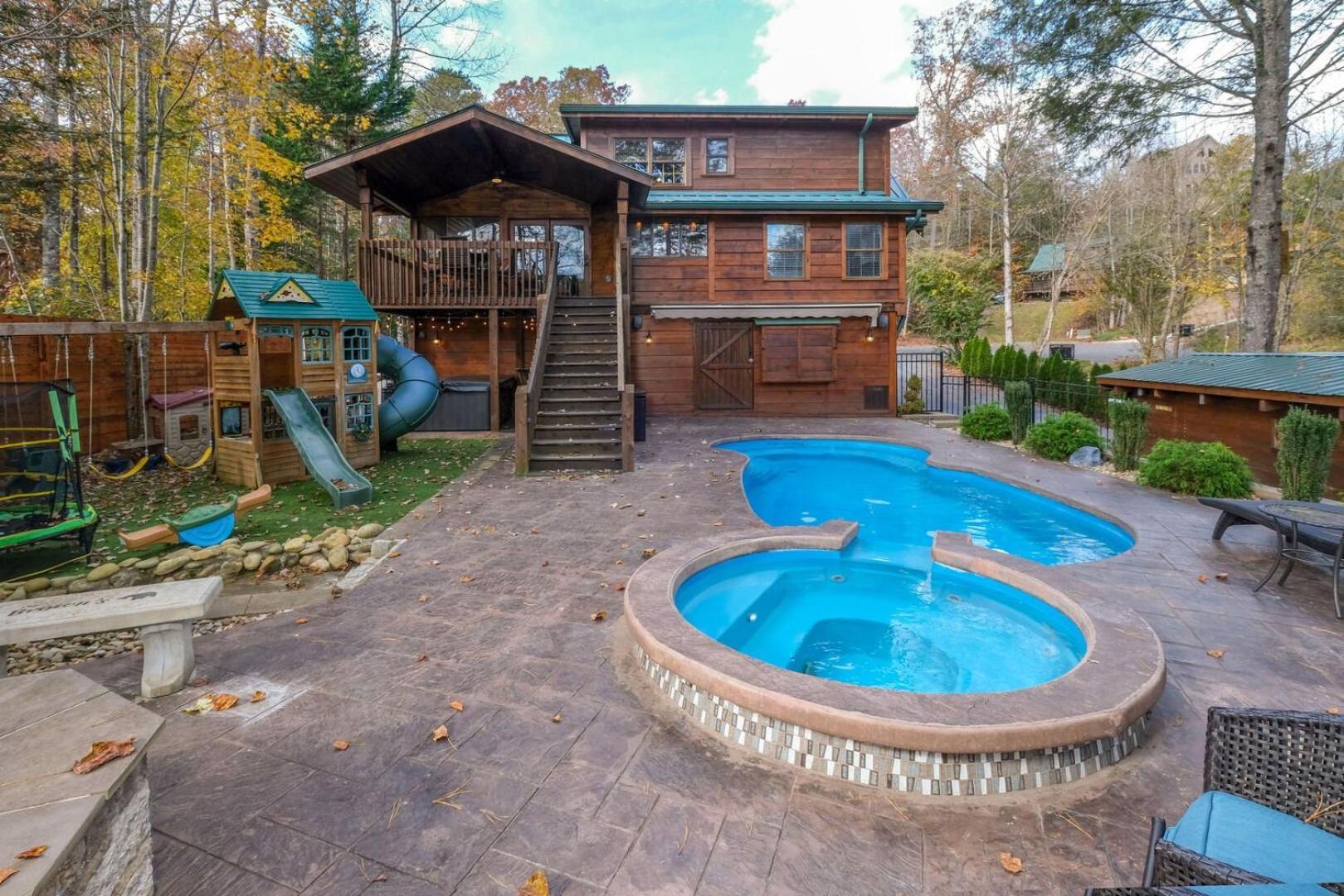 Pitter Patter Swimming Pool Ht Near D'Town Villa Gatlinburg Buitenkant foto