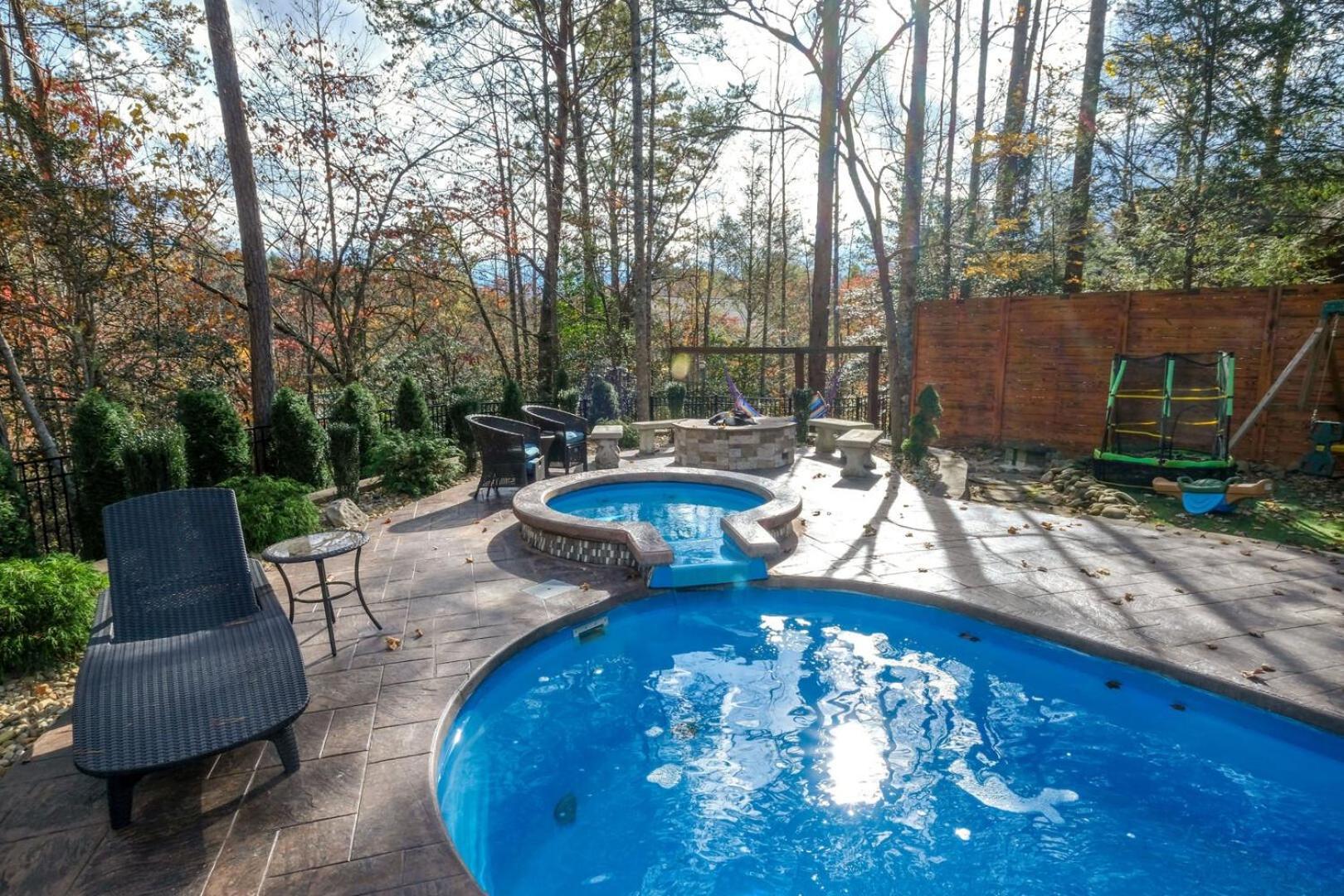 Pitter Patter Swimming Pool Ht Near D'Town Villa Gatlinburg Buitenkant foto