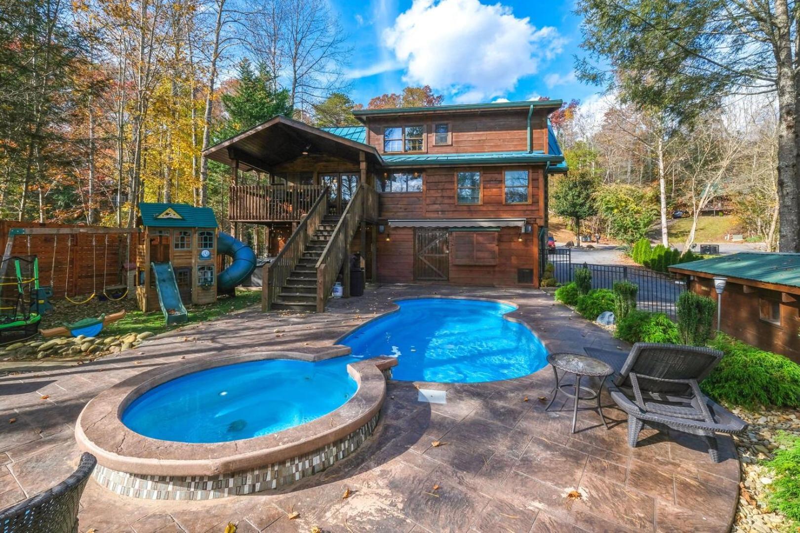 Pitter Patter Swimming Pool Ht Near D'Town Villa Gatlinburg Buitenkant foto